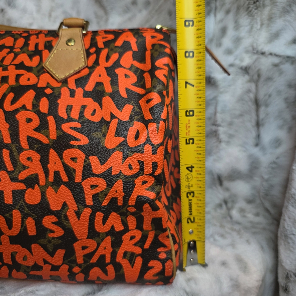 Louis Vuitton Bold Orange and Brown Satchel - Picture 2 of 15